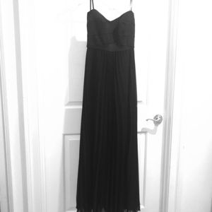 Strapless black gown, NWT